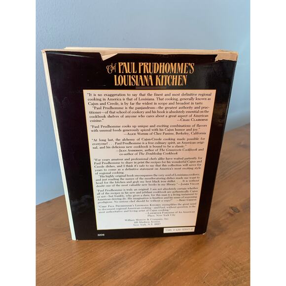 Chef Paul Prudhomme's Louisiana Kitchen Vintage 1984 Hardcover Cookbook Cajun - Picture 2 of 11